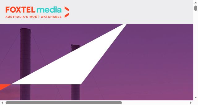 Screenshot of foxtelmediaupfront26.com