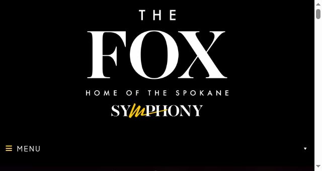 Screenshot of foxtheaterspokane.org