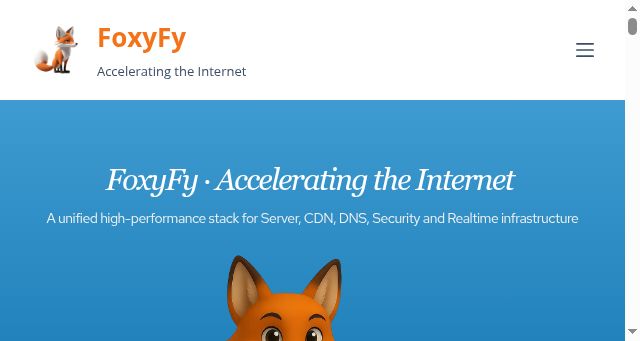 Screenshot of foxyfy.net