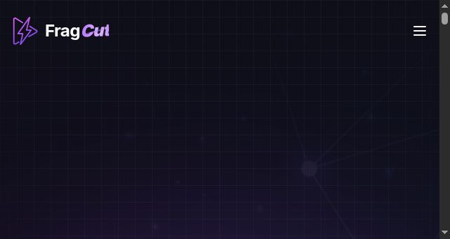 Screenshot of fragcut.io