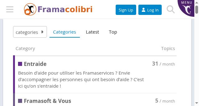 Screenshot of framacolibri.org