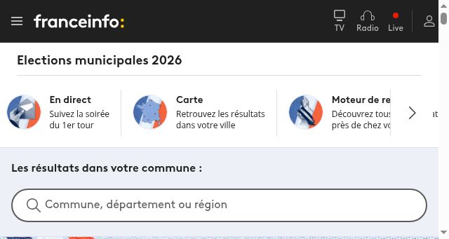 Screenshot of franceinfo.fr