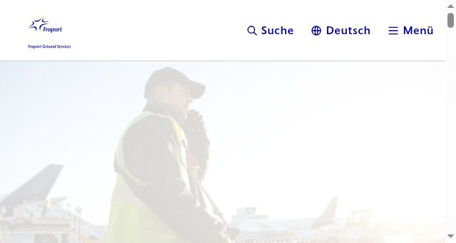 Screenshot of fraport-groundservices.com