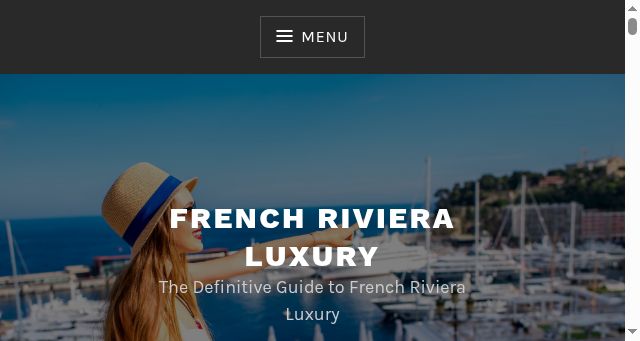 Screenshot of frenchrivieraluxury.com