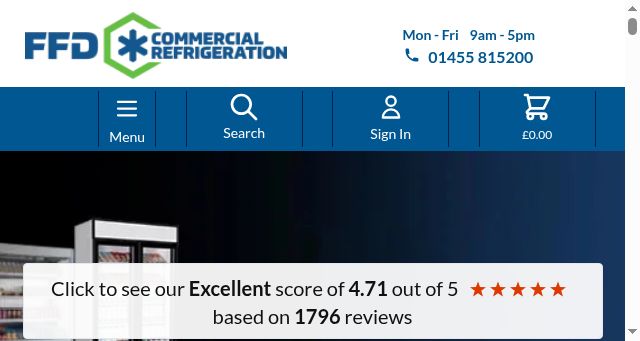 Screenshot of fridgefreezerdirect.co.uk