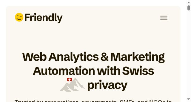Screenshot of friendly.ch