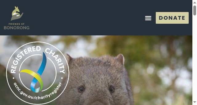 Screenshot of friendsofbonorong.com