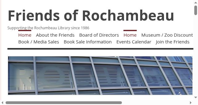 Screenshot of friendsofrochambeau.org