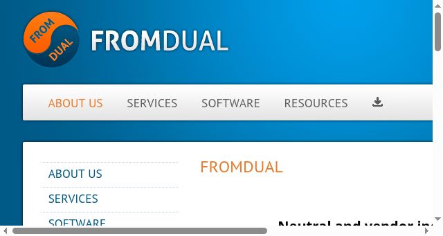 Screenshot of fromdual.com