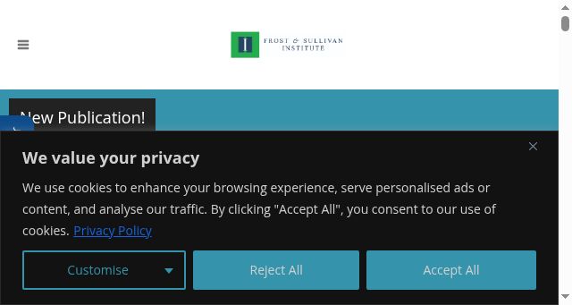 Screenshot of frostandsullivaninstitute.org