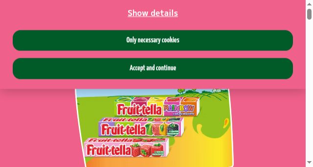 Screenshot of fruittella.pl