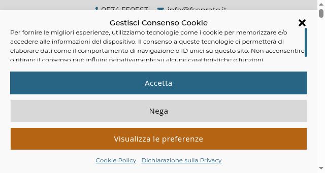 Screenshot of fscprato.it