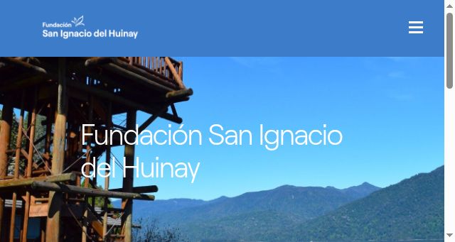 Screenshot of fundacionhuinay.com