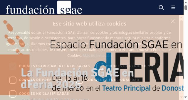 Screenshot of fundacionsgae.org