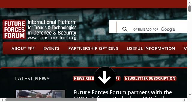 Screenshot of future-forces-forum.org