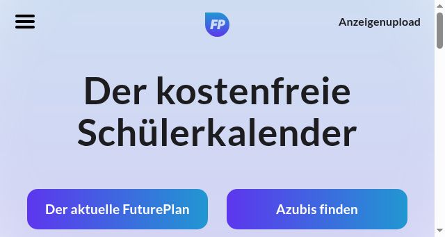 Screenshot of futureplan.de