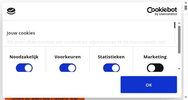 Screenshot of futureup.nl