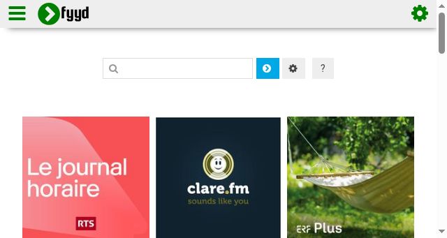 Screenshot of fyyd.de