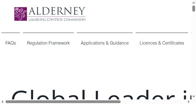 Screenshot of gamblingcontrol.org