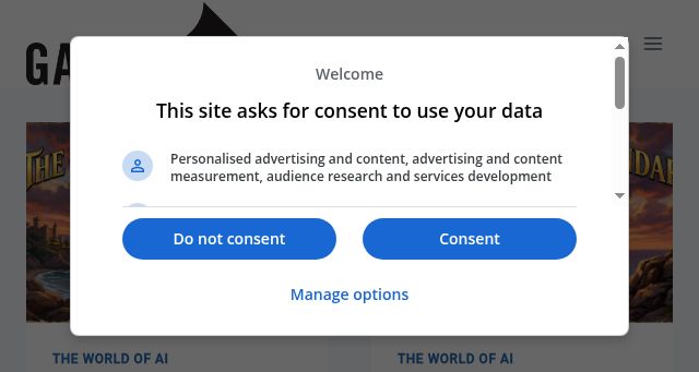 Screenshot of gamil.com