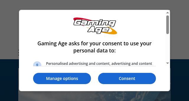 Screenshot of gaming-age.com