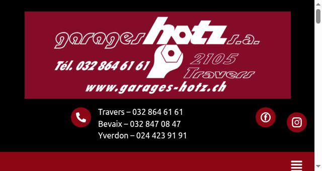 Screenshot of garages-hotz.ch