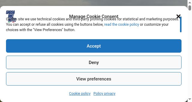 Screenshot of gardabikehotel.com