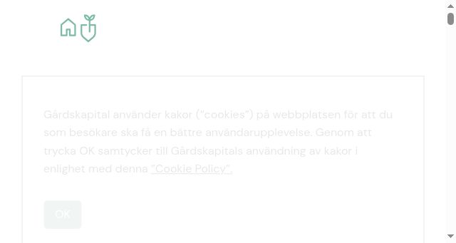 Screenshot of gardskapital.se