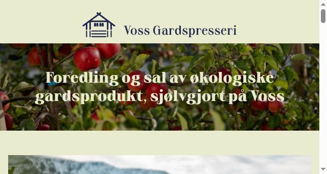 Screenshot of gardspresseriet.no