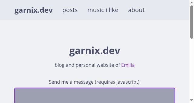 Screenshot of garnix.dev