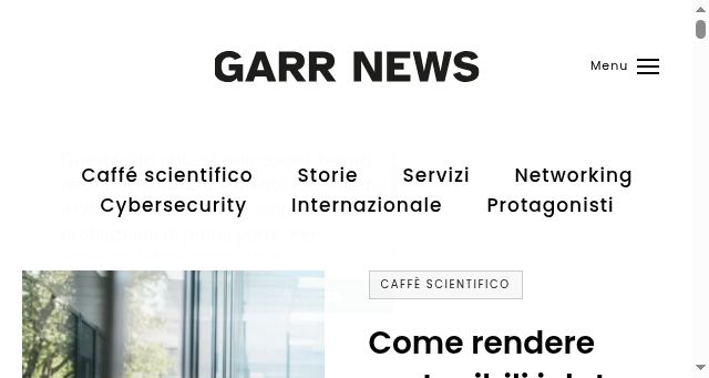 Screenshot of garrnews.it