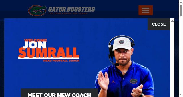 Screenshot of gatorboosters.org