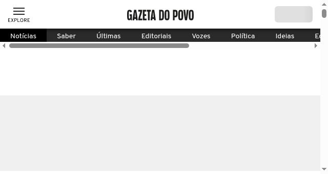 Screenshot of gazetadopovo.com.br