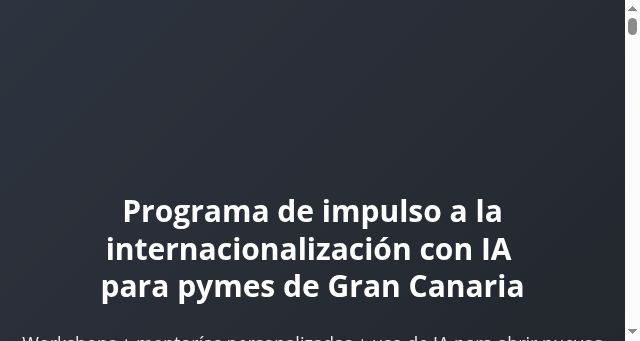 Screenshot of gcinternacionaliza.com