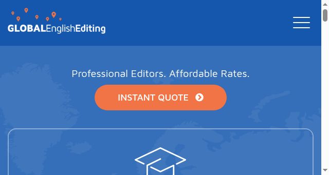Screenshot of geediting.com