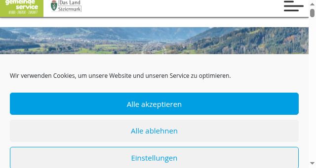 Screenshot of gemeindeservice-stmk.at