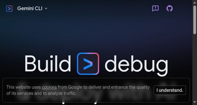 Screenshot of geminicli.com