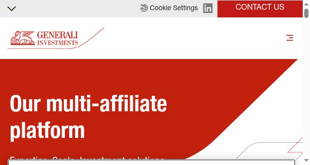 Screenshot of generali-investments.com