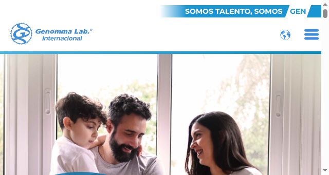 Screenshot of genommalab.com