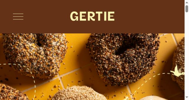 Screenshot of gertie.nyc