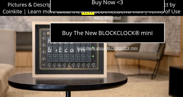 Screenshot of getblockclock.com