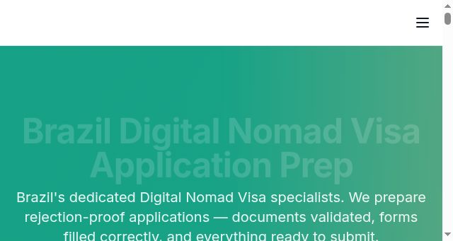 Screenshot of getbrazilvisa.com