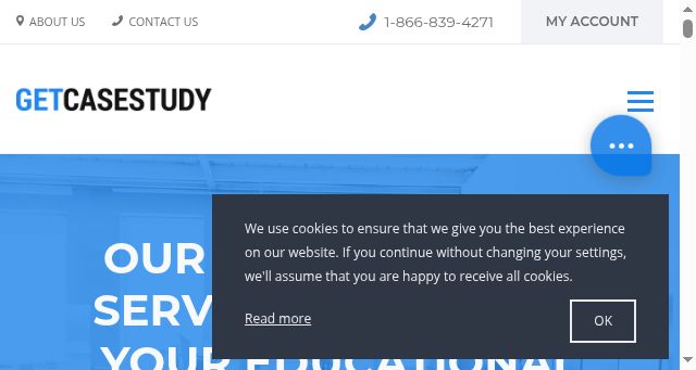 Screenshot of getcasestudy.com