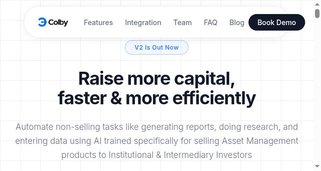 Screenshot of getcolby.com