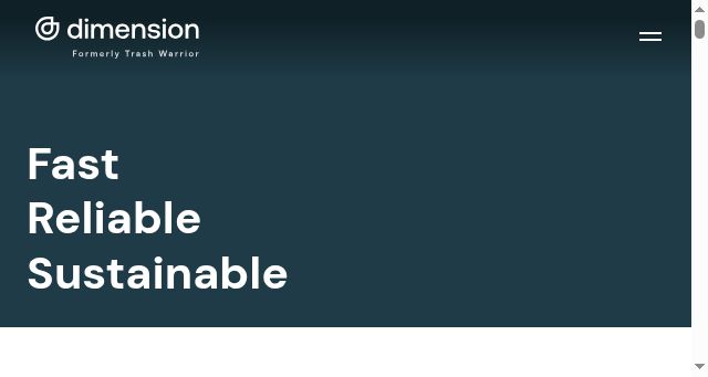 Screenshot of getdimension.com