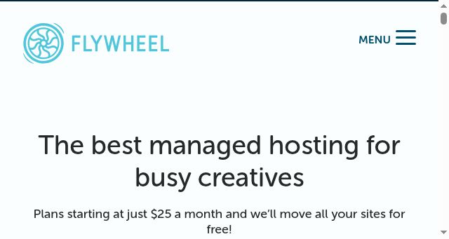 Screenshot of getflywheel.com