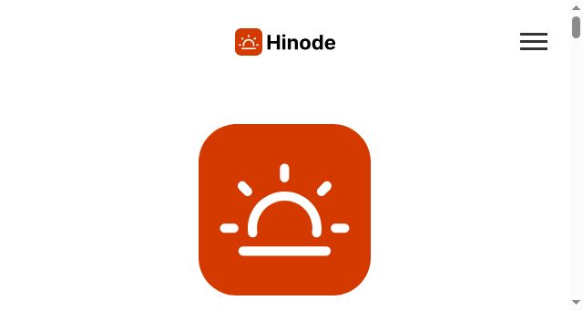Screenshot of gethinode.com