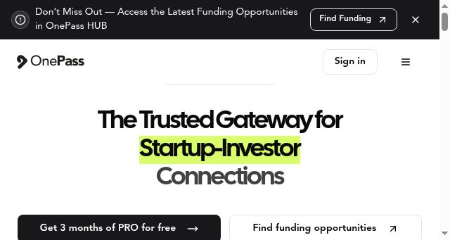 Screenshot of getonepass.eu