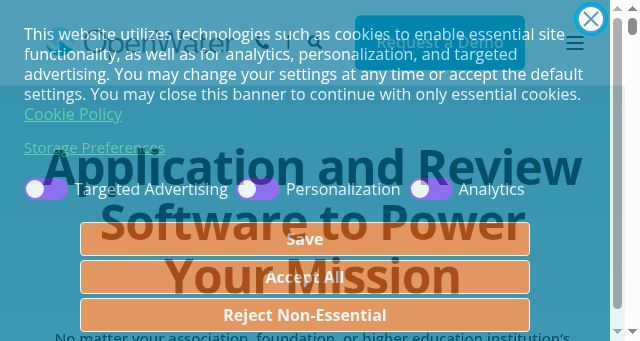 Screenshot of getopenwater.com