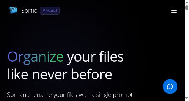 Screenshot of getsortio.com